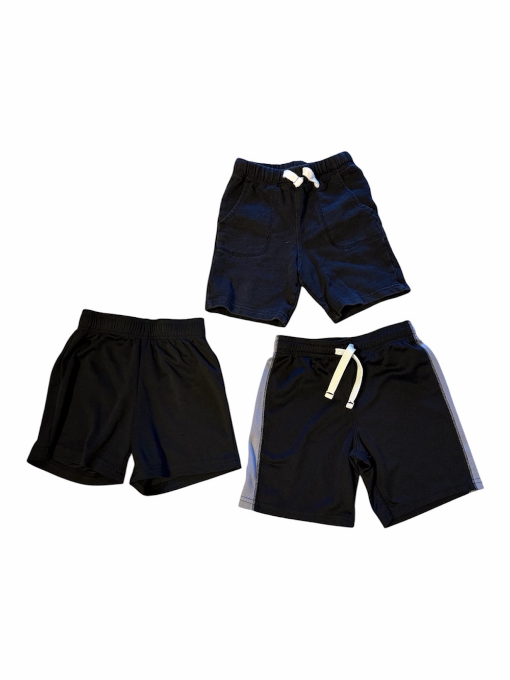 Carter's Black Kids Shorts 3-Pack with Drawstrings